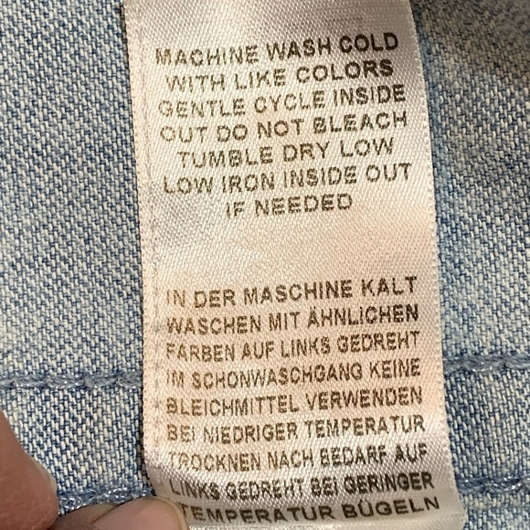 True Religion Plus Size Denim Trucker Jacket - Picture 11 of 15